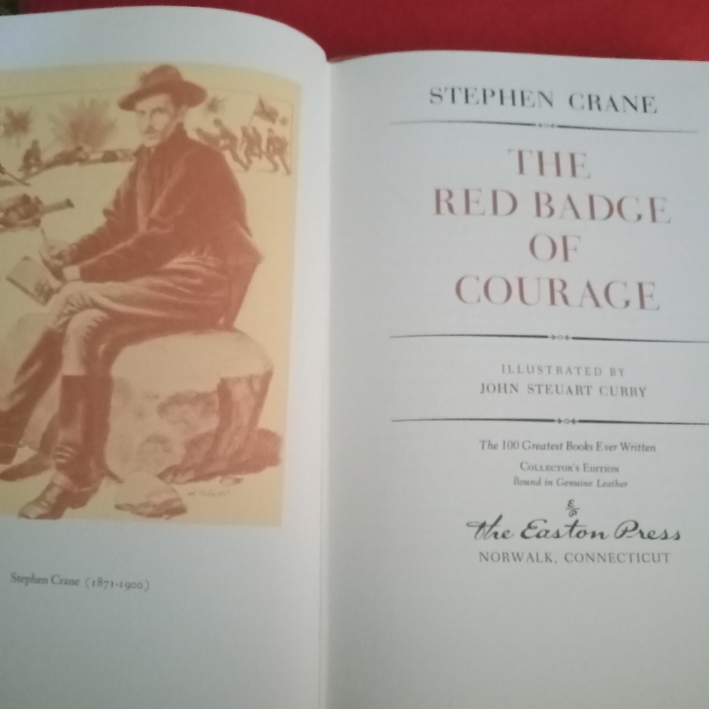 Red Badge of Courage Easton Press VG Condition